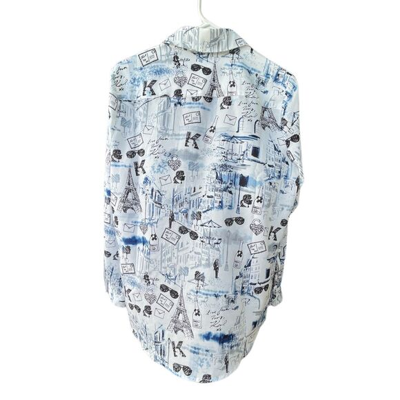 Karl Lagerfeld Paris size M “From Paris with Love” button up. - Picture 5 of 10